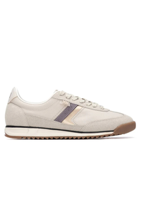 Suede & Vegan Leather Trainer
