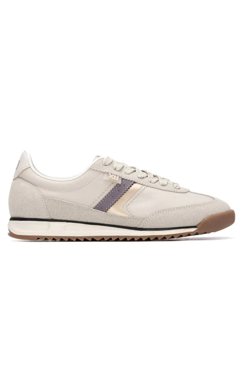 Suede & Vegan Leather Trainer