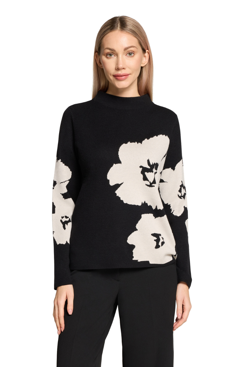 An image of the Betty Barclay LS Knitted Sweater