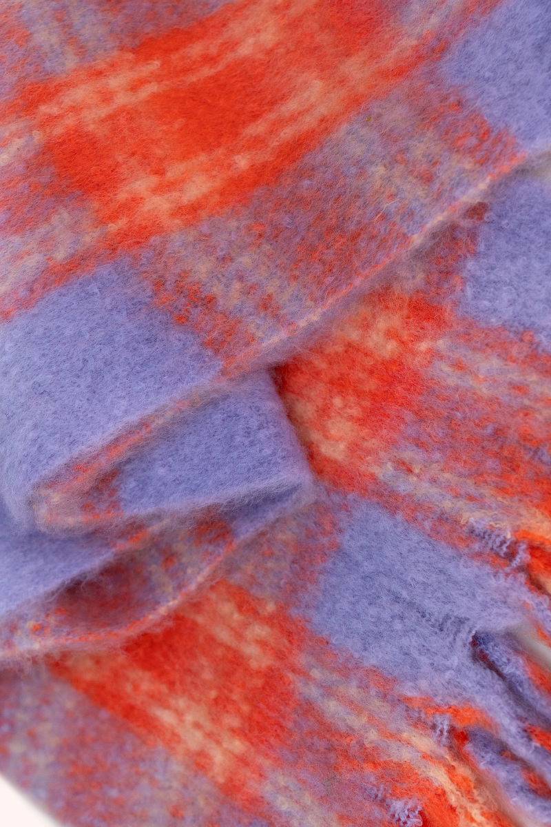 Flora Scarf - Tangerine