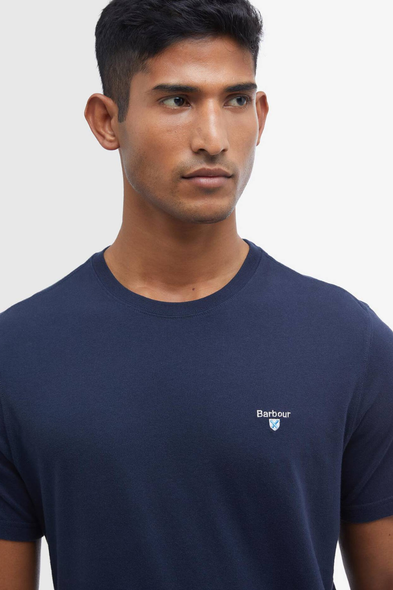 An image of the Barbour Aboyne Tartan Sports T-Shirt