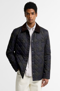 Tartan Shirt Quilted Jacket