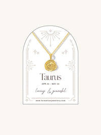 An image of the Formation Jewellery Zodiac Necklace - Taurus