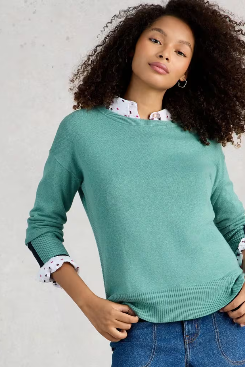 An image of the White Stuff Olive Jumper
