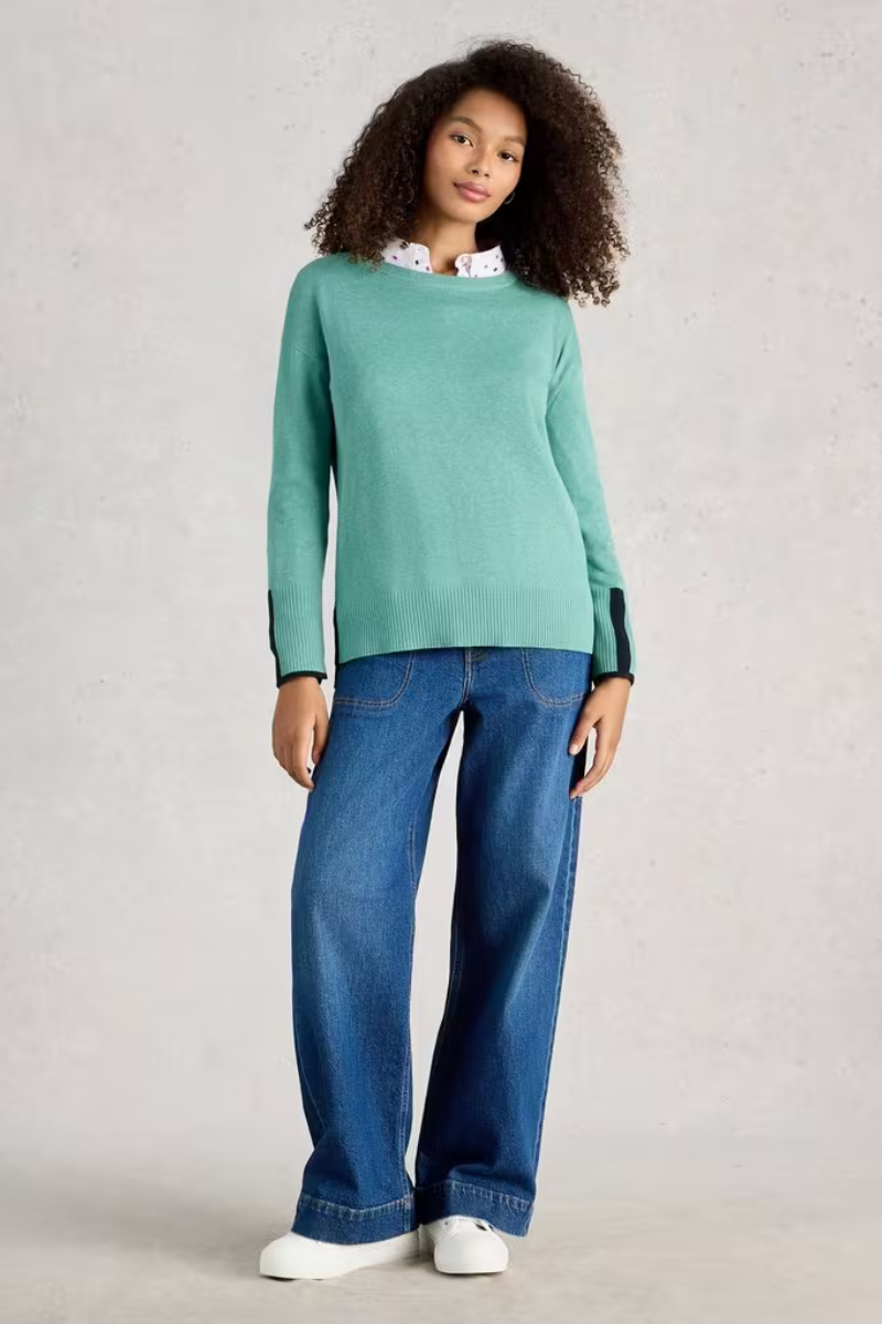 An image of the White Stuff Olive Jumper