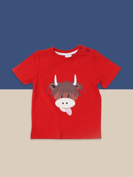 An image of the Blade & Rose Hamish Highland Cow T-Shirt