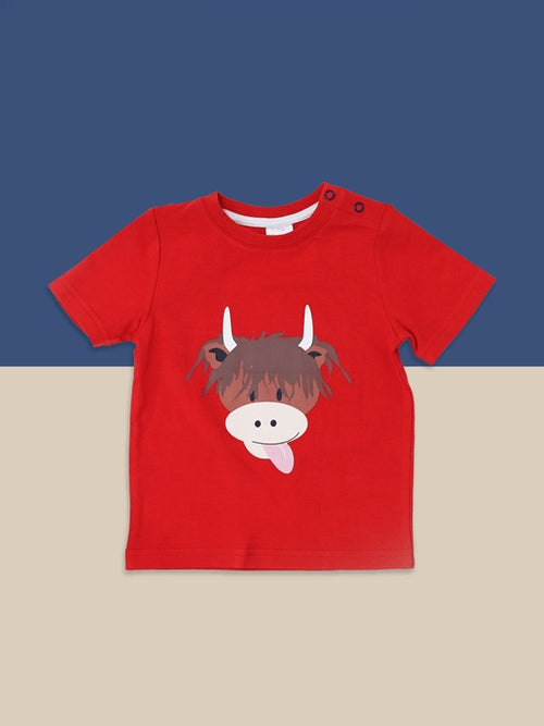 An image of the Blade & Rose Hamish Highland Cow T-Shirt