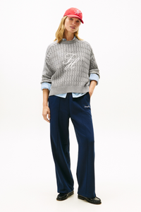 An image of the Tommy Hilfiger Textured Graphic Sweater