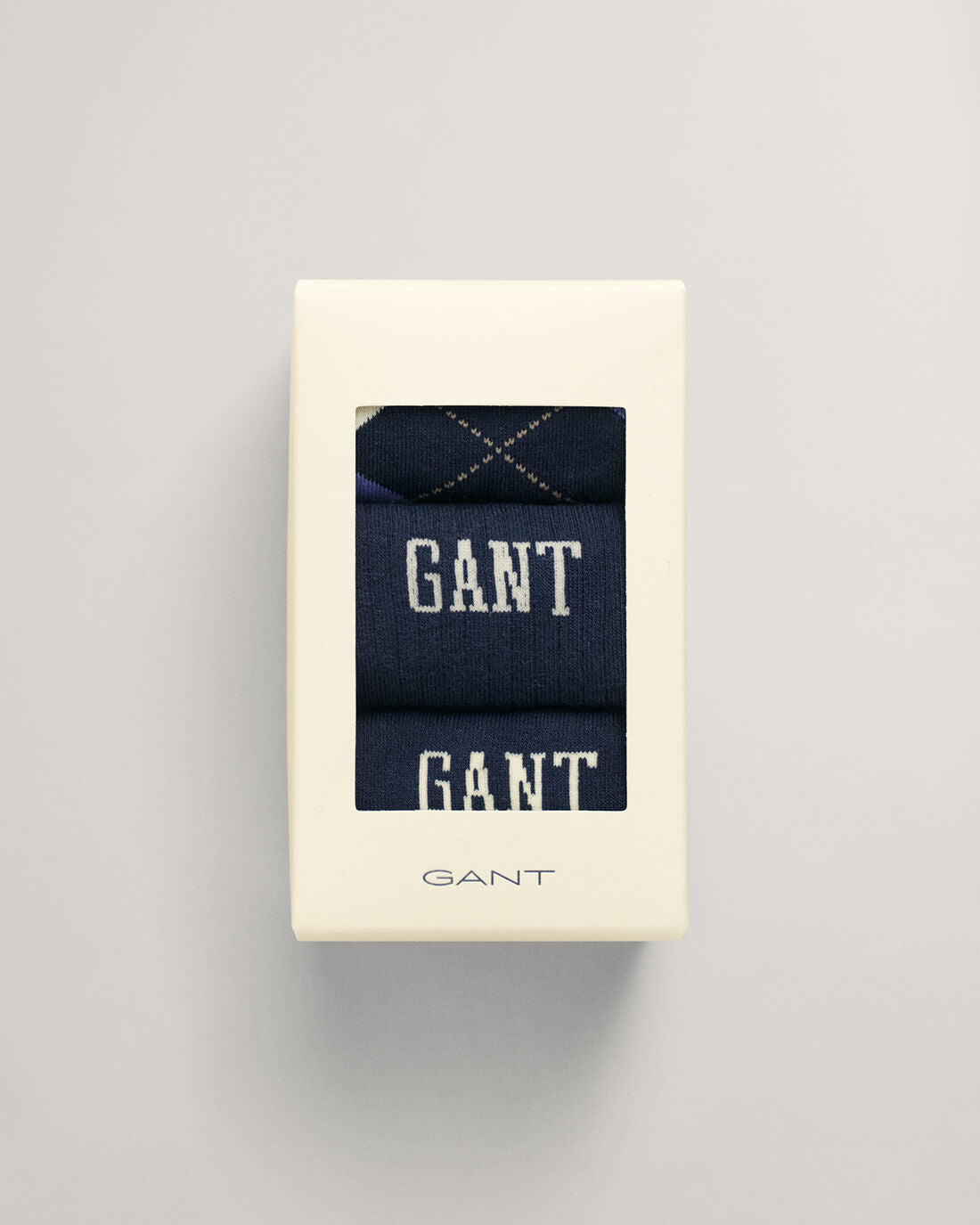 An image of the Gant Argyle And Stripe Socks 3 Pack
