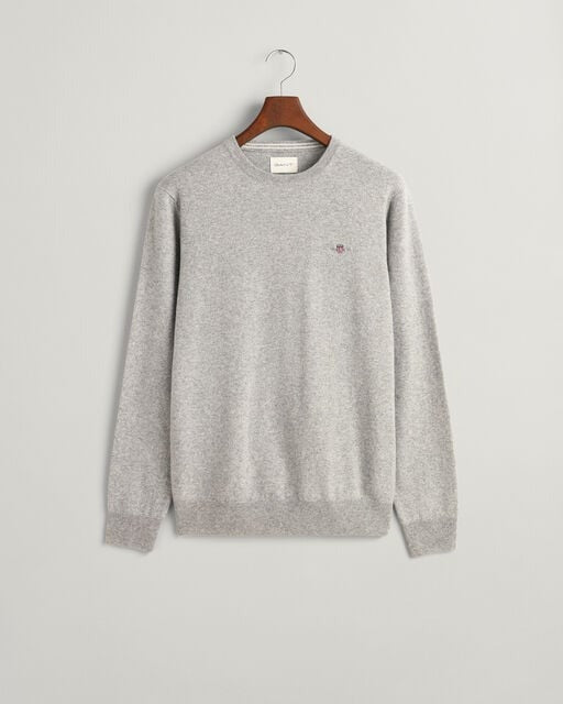 An image of the Gant Superfine Lambswool Crew Neck Sweater