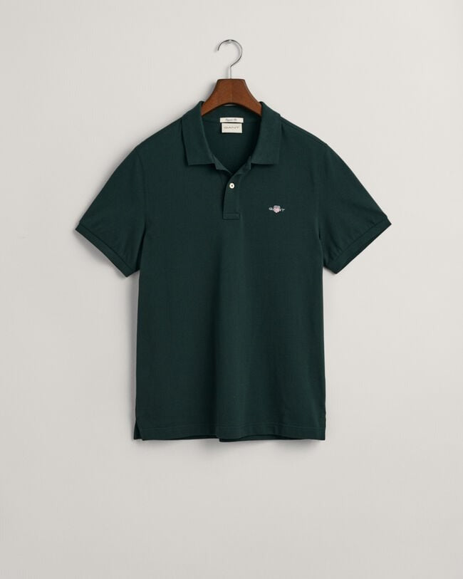 An image of the Gant Shield Short Sleeve Pique Polo Shirt