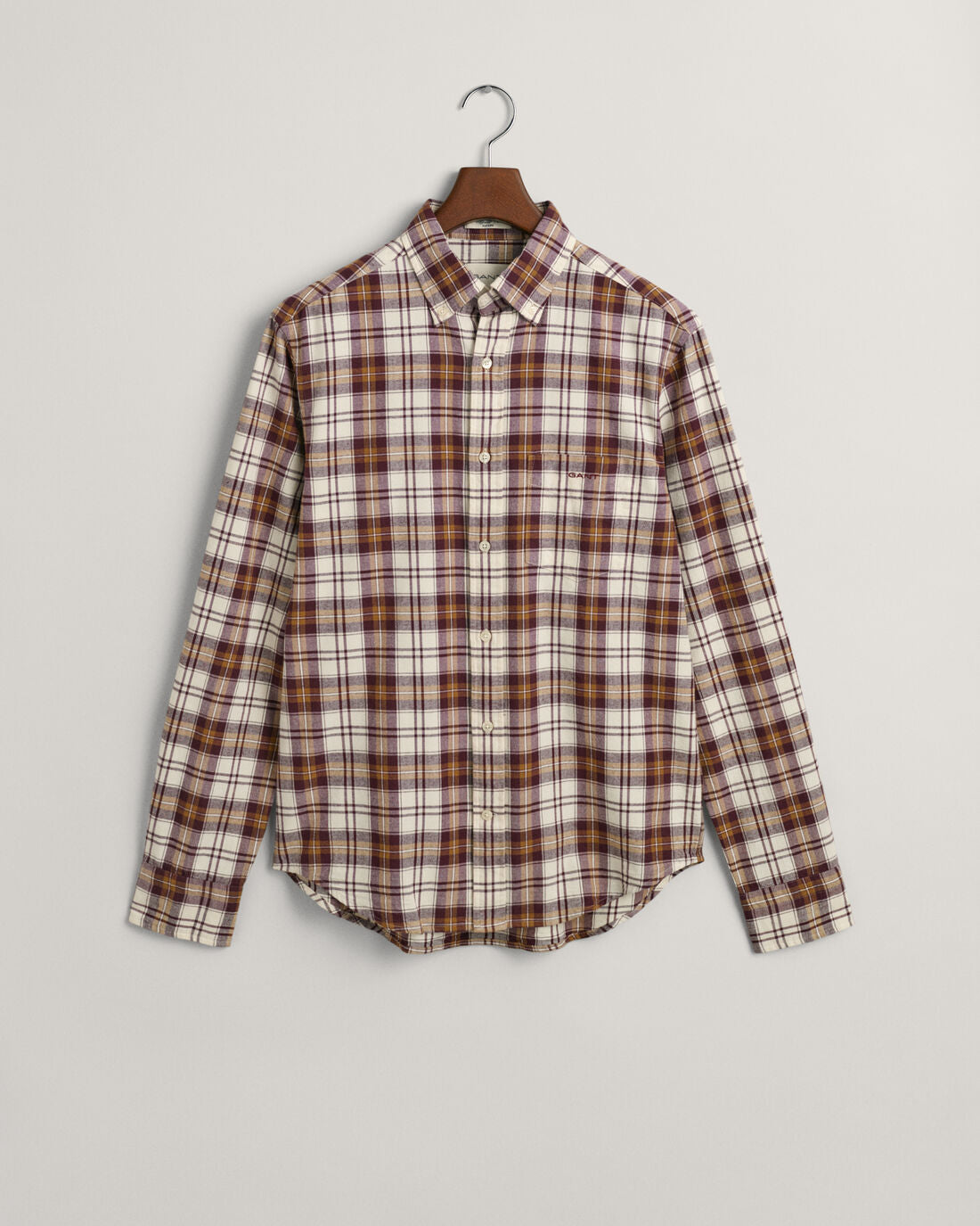 An image of the Gant Brushed Oxford Check Shirt