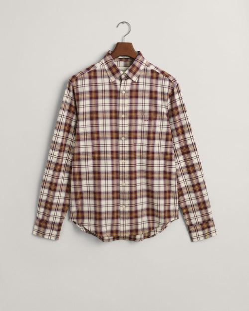 Brushed Oxford Check Shirt