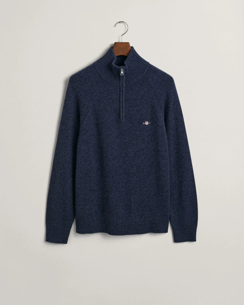 An image of the Gant Raglan 1/2 Zip Jumper