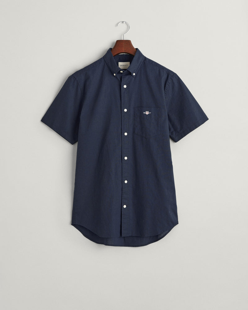 An image of the Gant Cotton Linen Short Sleeve Shirt