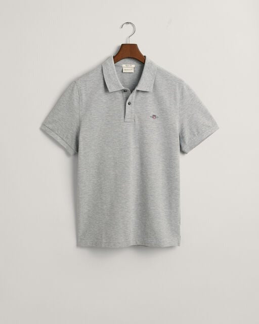 An image of the Gant Shield Short Sleeve Pique Polo Shirt