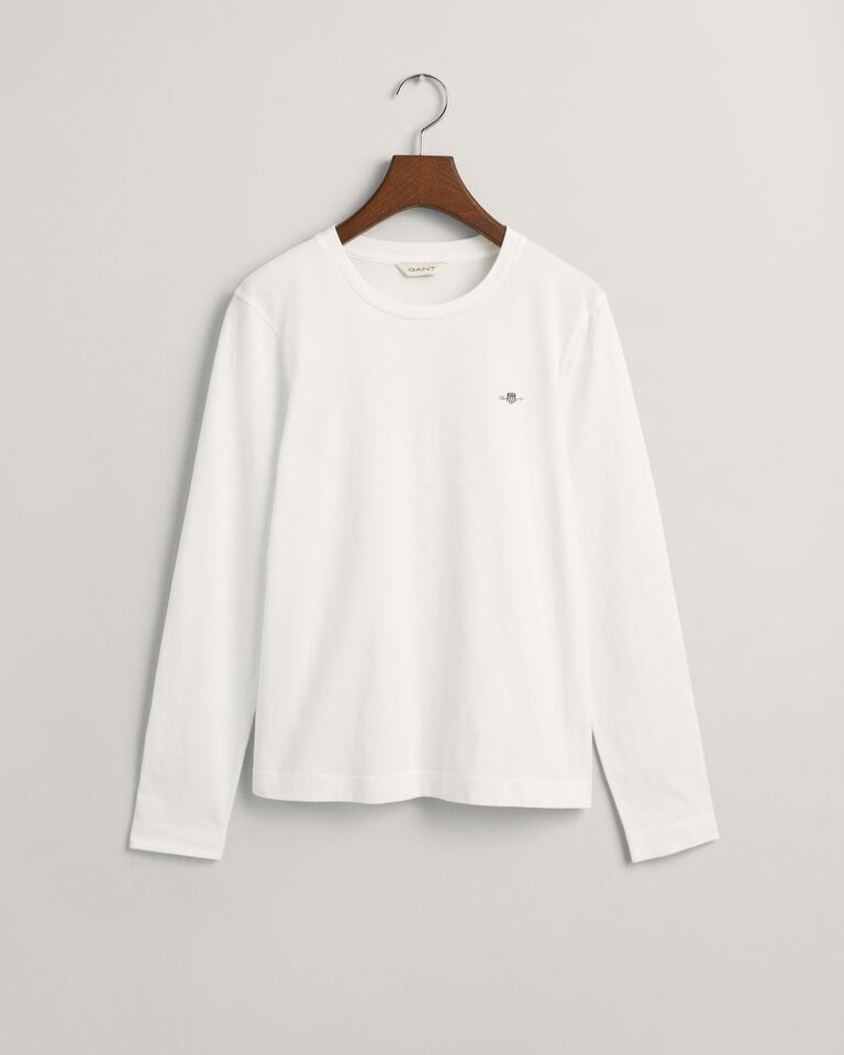 An image of the Gant Shield Long Sleeve T-Shirt