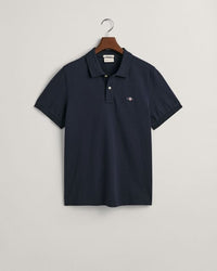 An image of the Gant Shield Short Sleeve Pique Polo Shirt