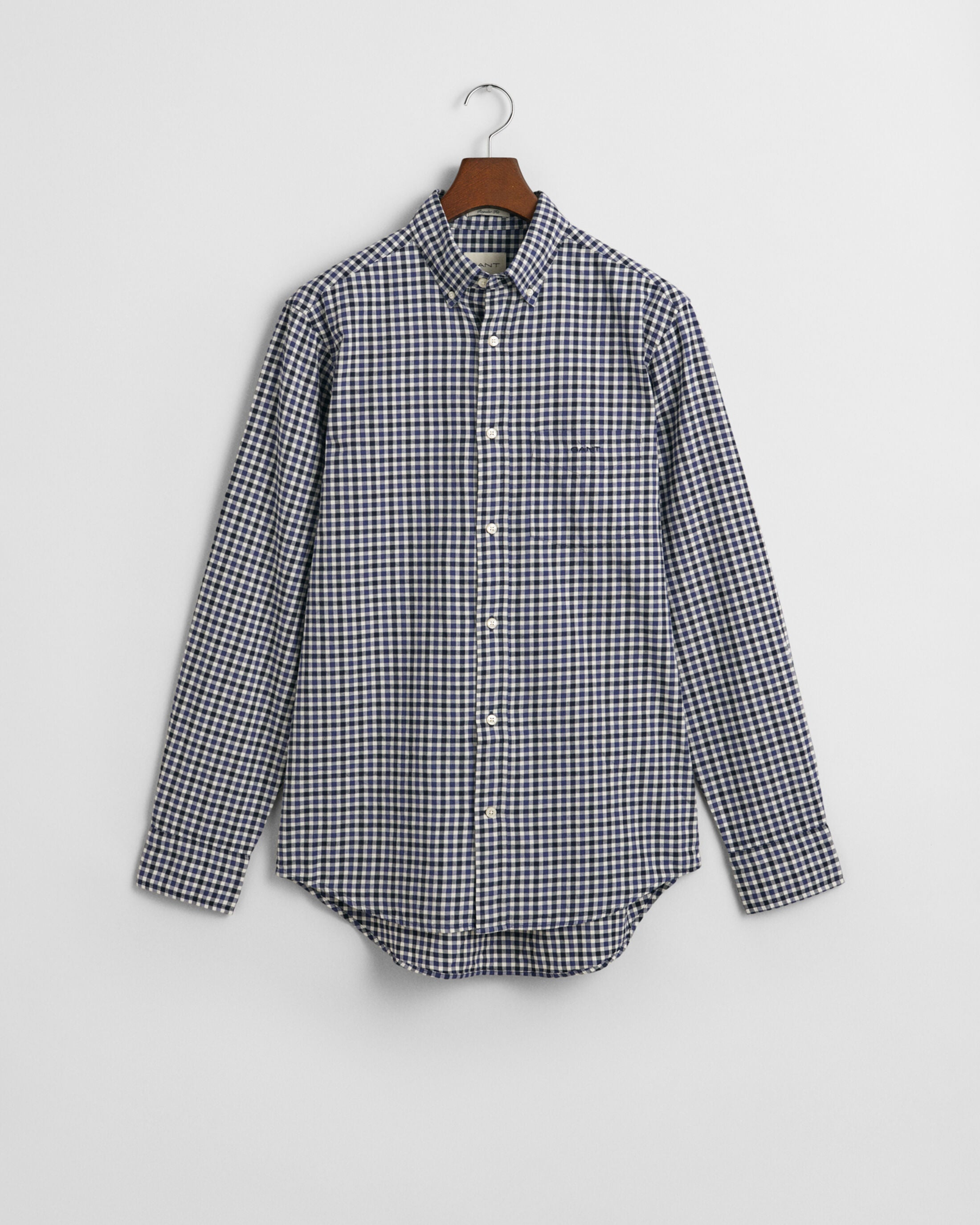 An image of the Gant Regular Fit Gingham Light Twill Shirt