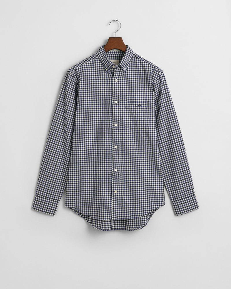 An image of the Gant Regular Fit Gingham Light Twill Shirt