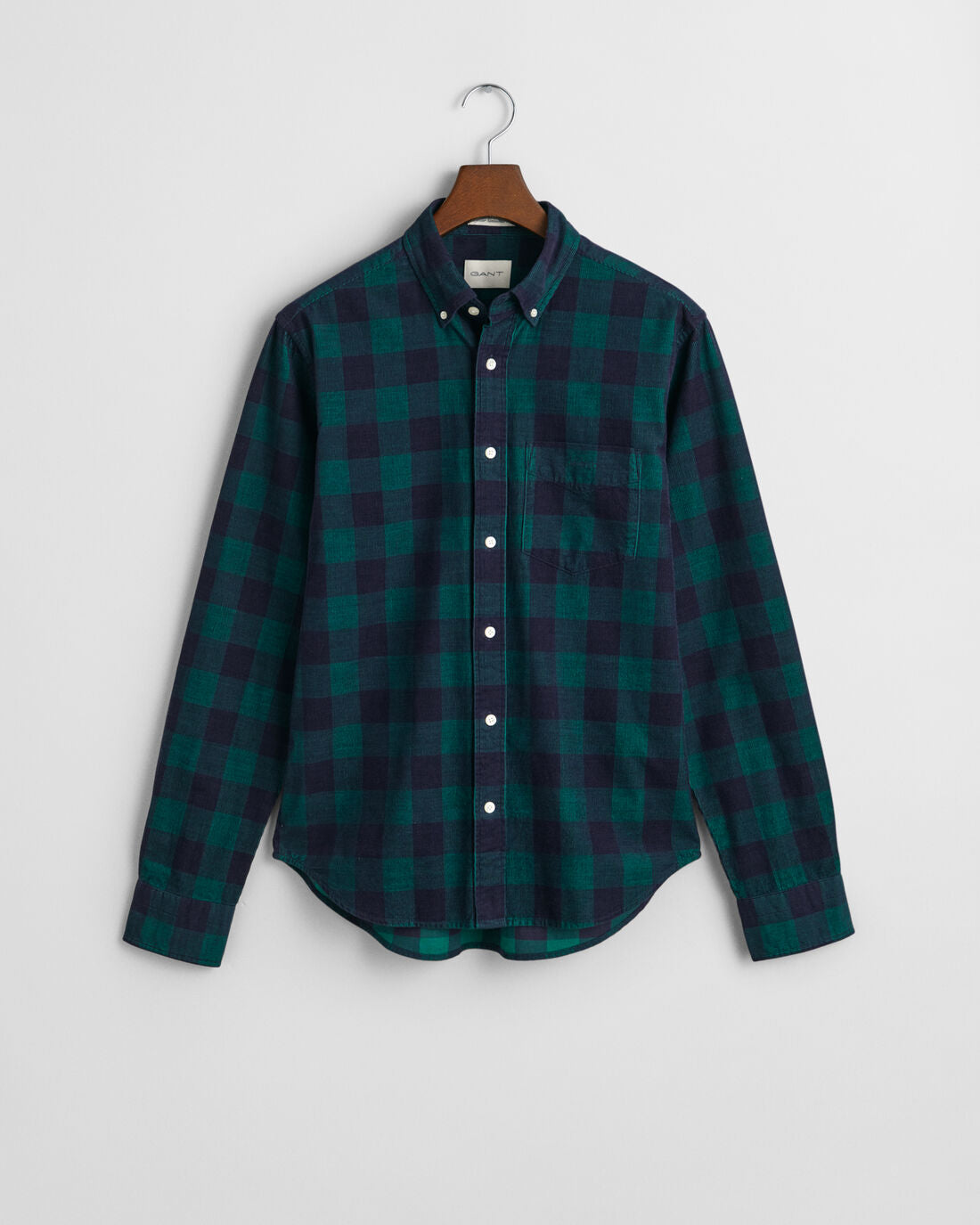 An image of the Gant Regular Fit Checked Corduroy Shirt
