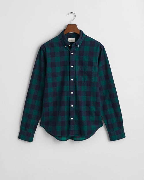 An image of the Gant Regular Fit Checked Corduroy Shirt