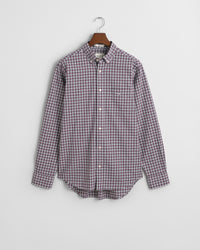 An image of the Gant Regular Fit Poplin Small Check Shirt