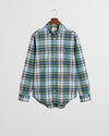 An image of the Gant Regular Fit Poplin Tartan Check Shirt