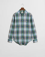 An image of the Gant Regular Fit Poplin Tartan Check Shirt
