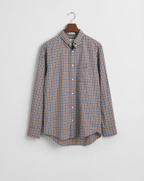An image of the Gant Regular Fit Gingham Light Twill Shirt