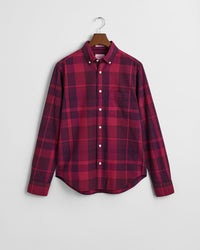 An image of the Gant Regular Fit Garment Dyed Checked Shirt
