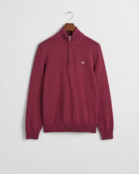 An image of the Gant Casual Cotton Half Zip Sweater