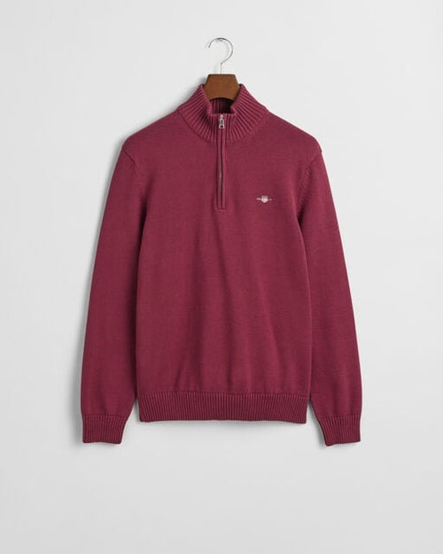 An image of the Gant Casual Cotton Half Zip Sweater