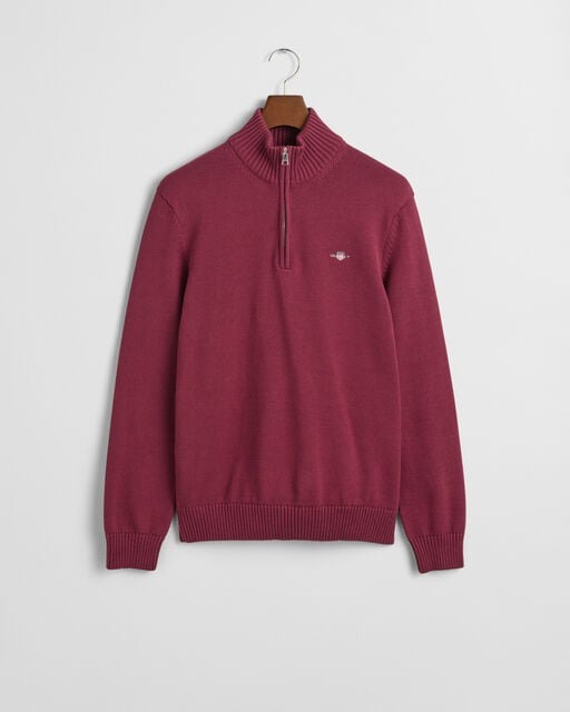 An image of the Gant Casual Cotton Half Zip Sweater