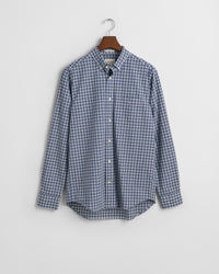 An image of the Gant Regular Fit Poplin Small Check Shirt