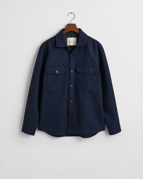 An image of the Gant Wool Blend Overshirt