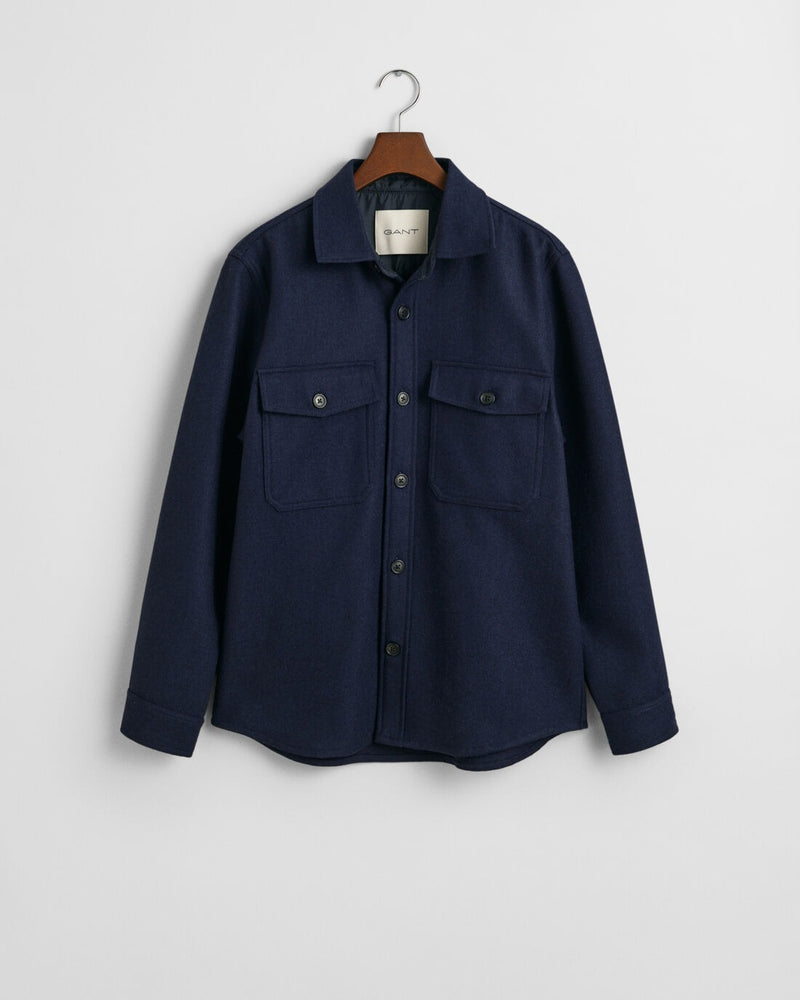 An image of the Gant Wool Blend Overshirt