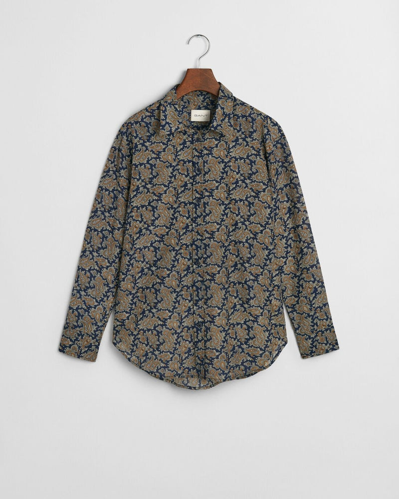 An image of the Gant Paisley Cotton Silk Shirt