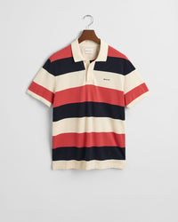An image of the Gant Block Stripe Polo Shirt