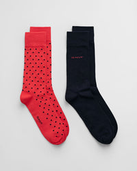 An image of the Gant Dot And Solid Socks 2-Pack