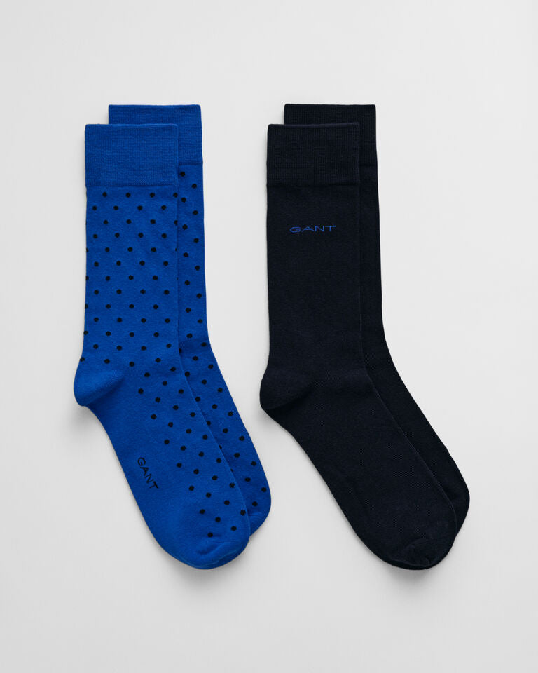 An image of the Gant Dot And Solid Socks 2-Pack