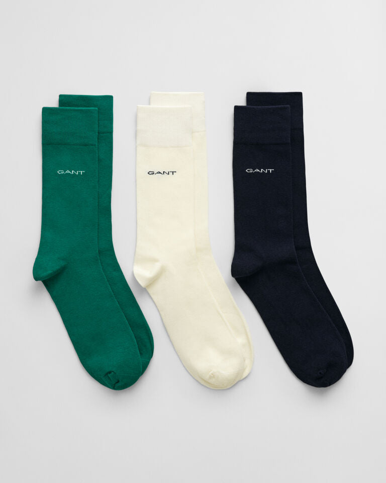 An image of the Gant Soft Cotton Socks 3-Pack