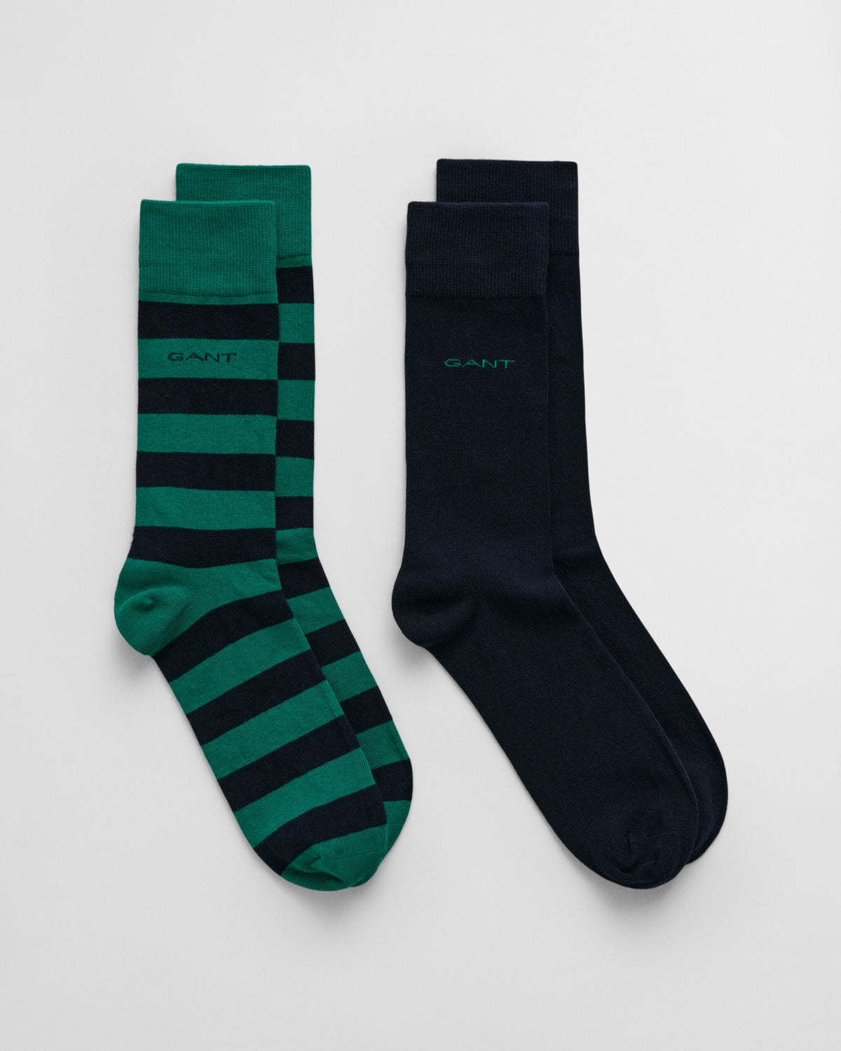 An image of the Gant Barstripe And Solid Socks 2-Pack