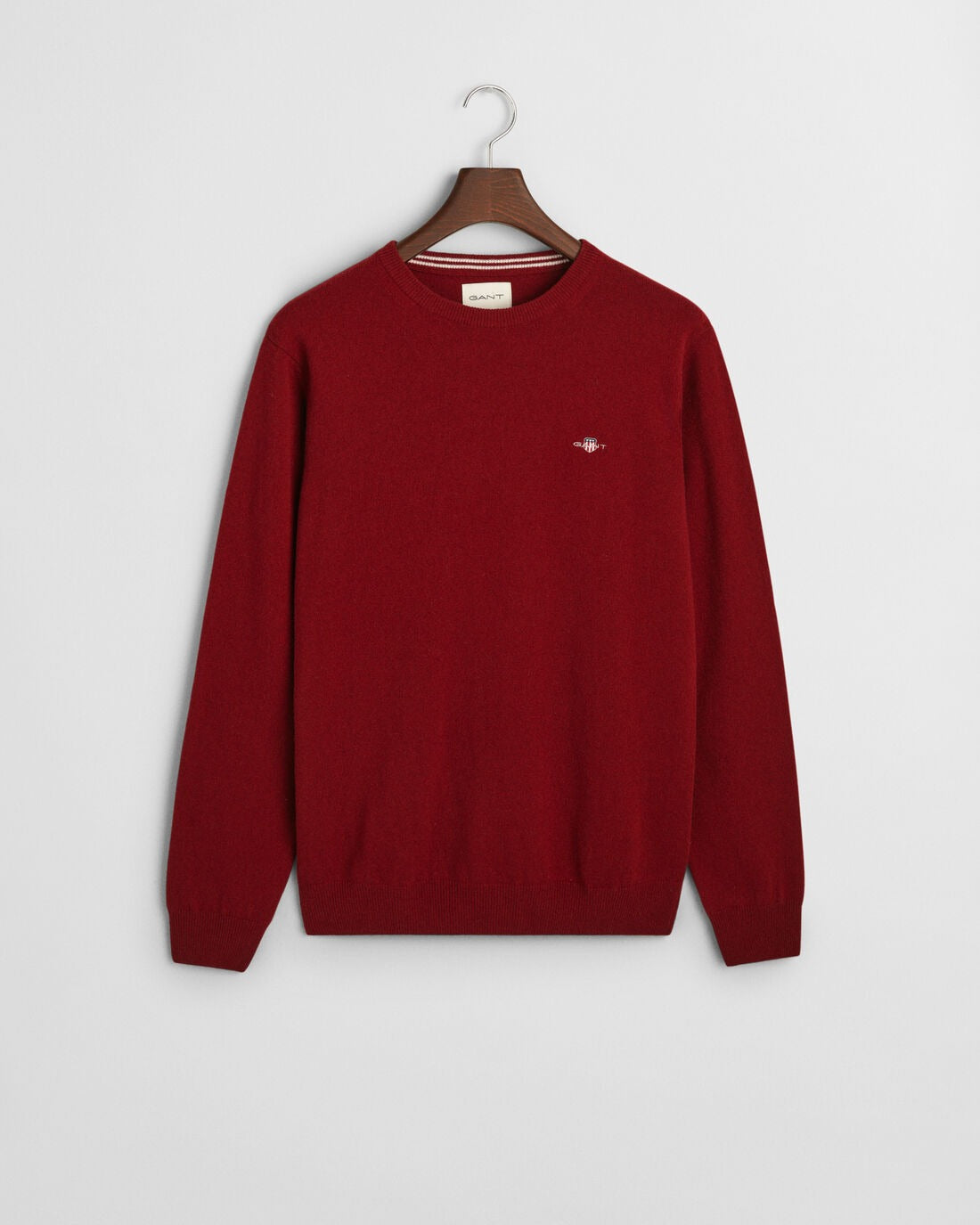 An image of the Gant Superfine Lambswool Crew Neck Sweater