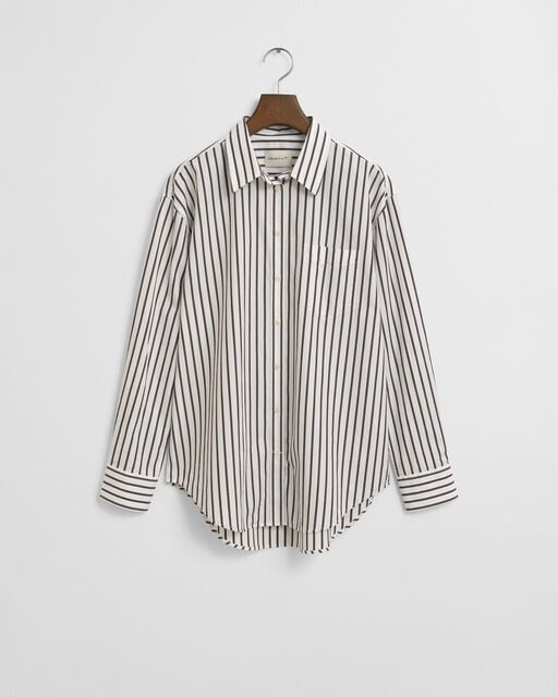 An image of the Gant Relaxed Fit Striped Poplin Shirt