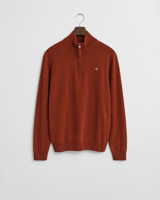 An image of the Gant Superfine Lambswool Half Zip
