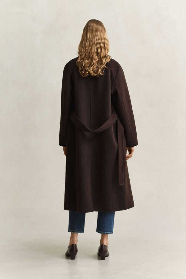 Handstitched Belted Coat