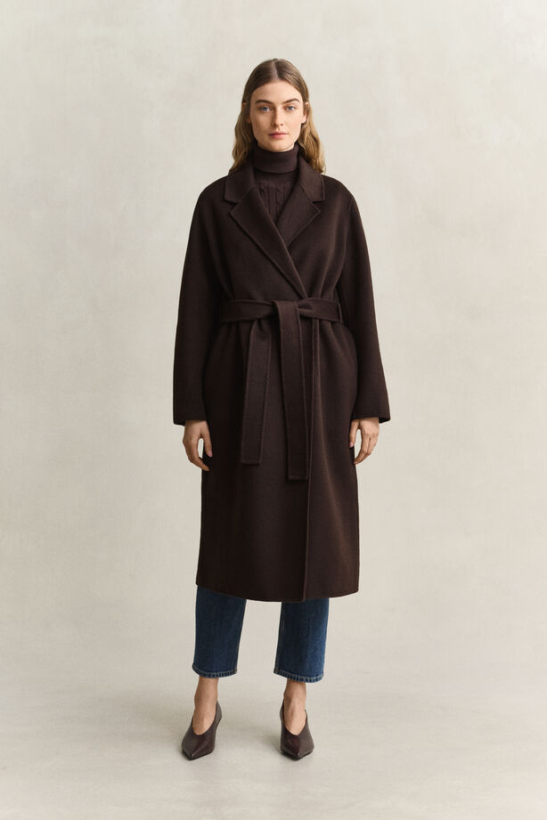 Handstitched Belted Coat
