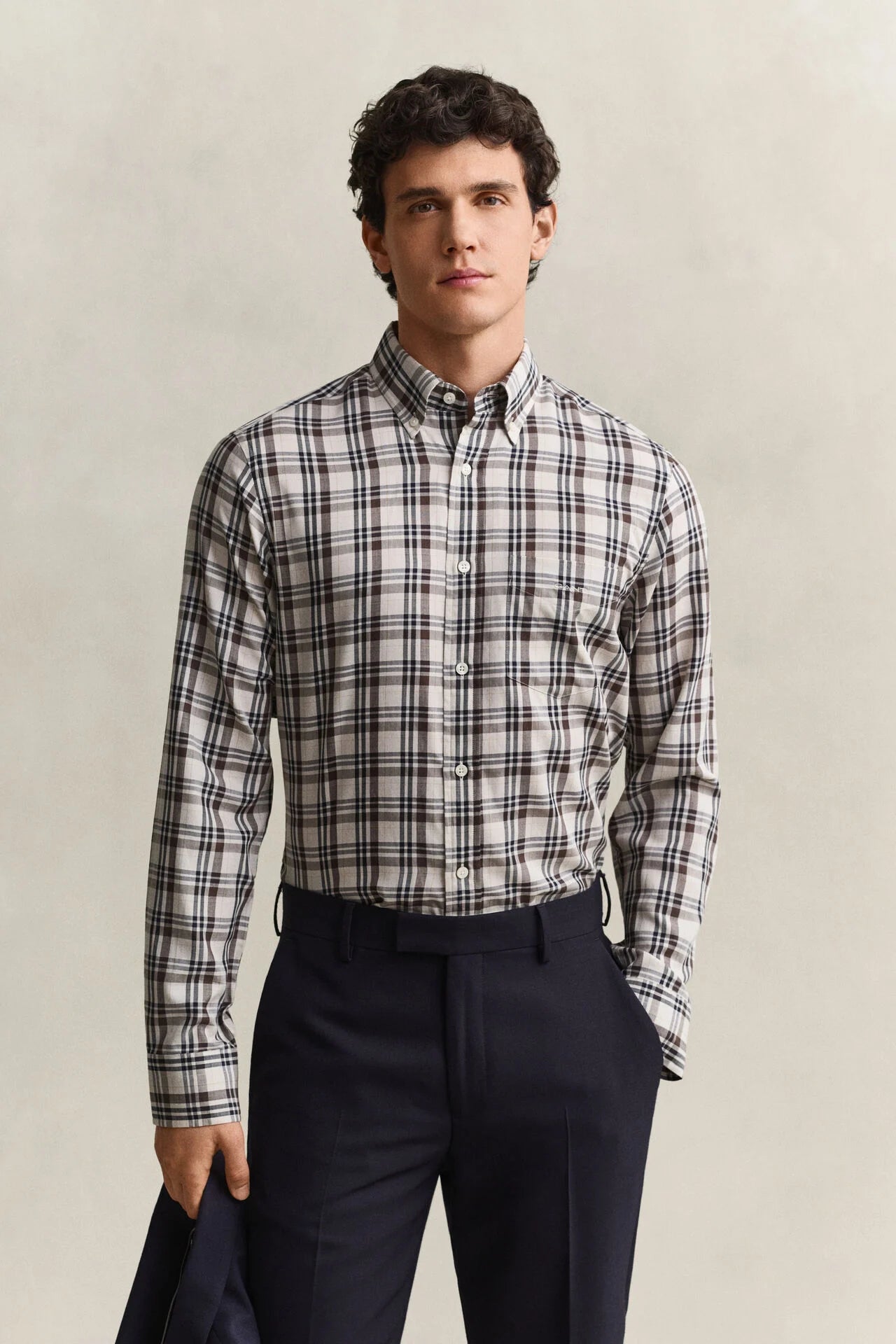 Regular Fit Twill Check Shirt