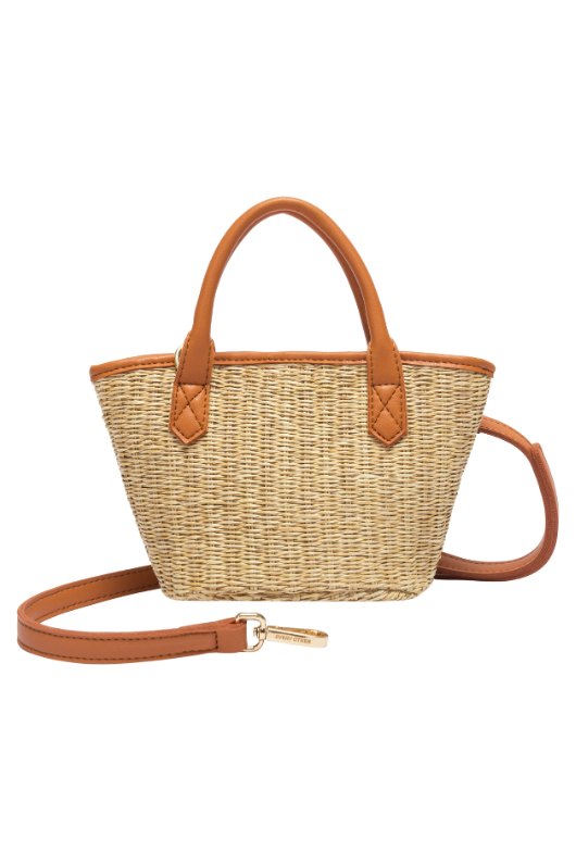 Straw rattan bag sales